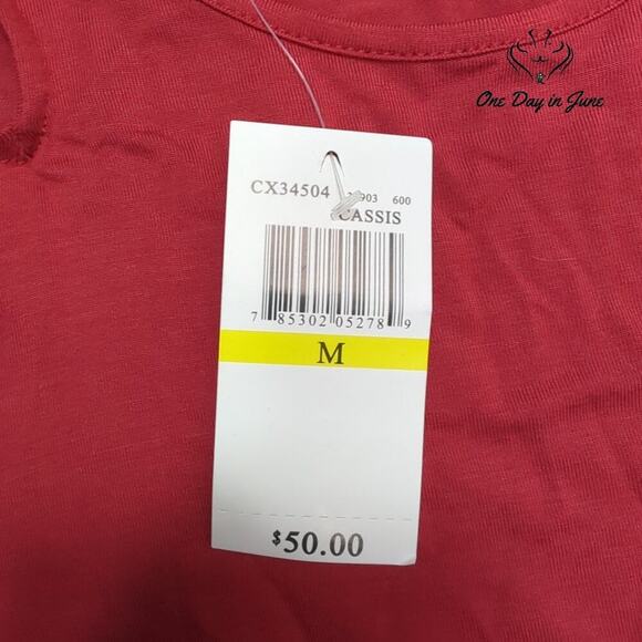 Cable & Gauge Cold Shoulder Long Sleeve Top Size M - Picture 2 of 5